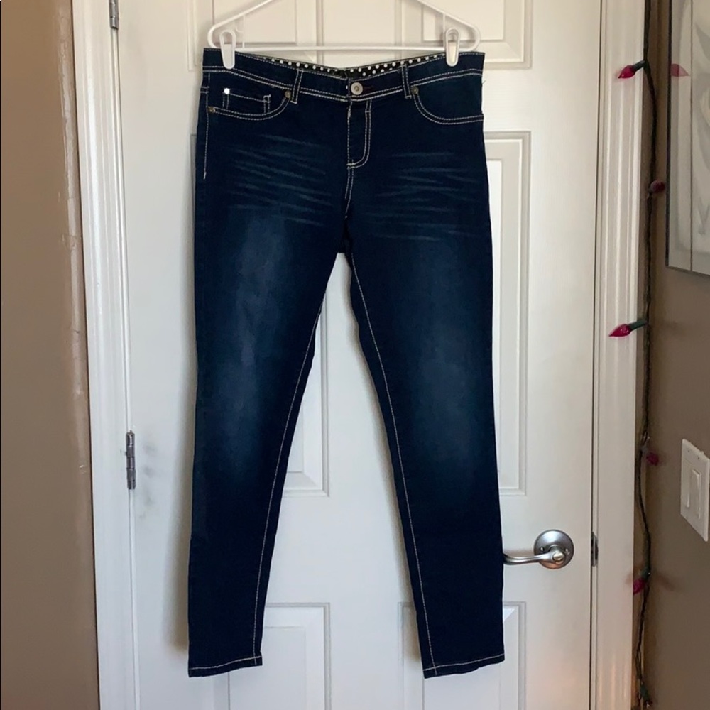 Dark blue jeggings